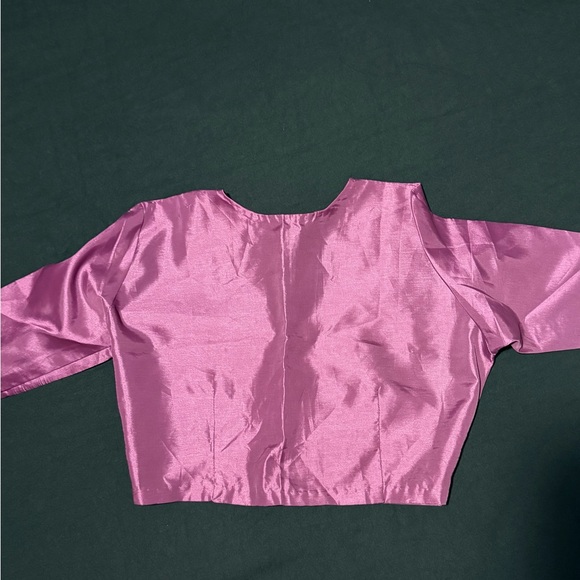 Pure silk sari with ready blouse - Picture 5 of 7